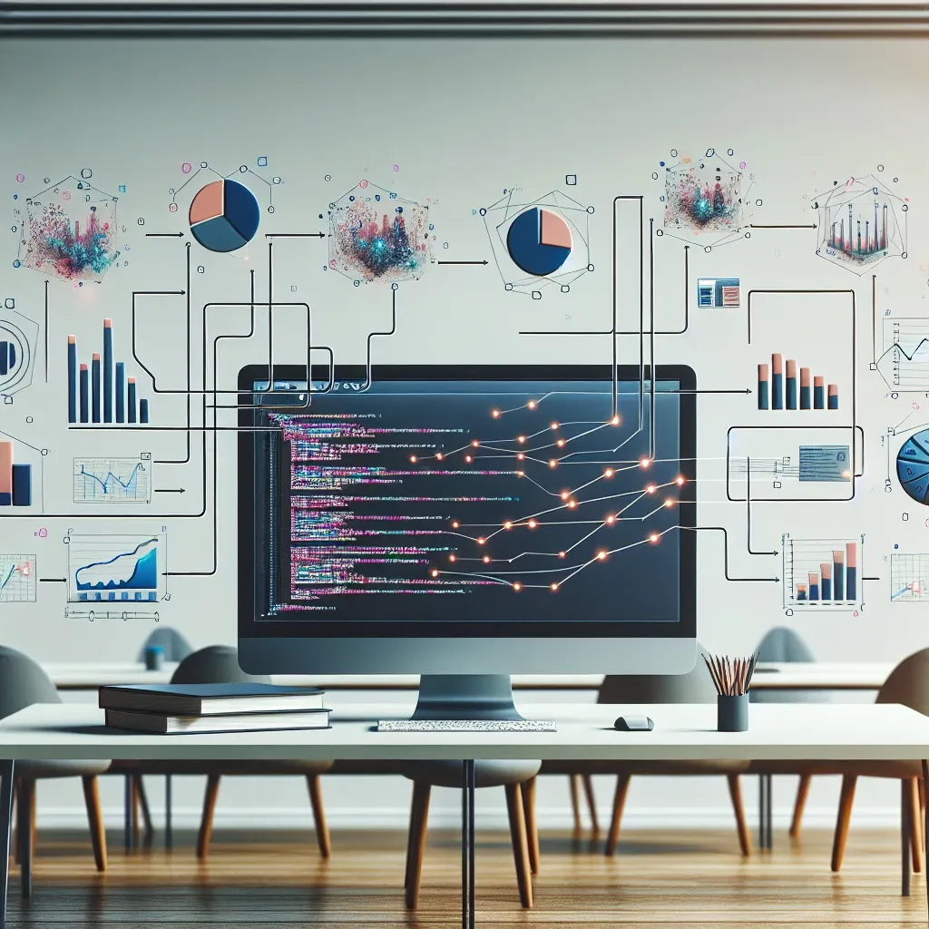 "Data visualization example showcasing colorful charts and graphs transforming raw data into impactful visuals for presentations, illustrating key concepts from the article 'How to Visualize Scraped Data for Presentations: A Complete Guide to Transform Raw Data into Compelling Visual Stories.'"
